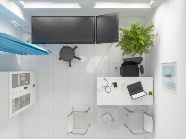 Doctor's Office, Overhead View Doctor's Office, Overhead View